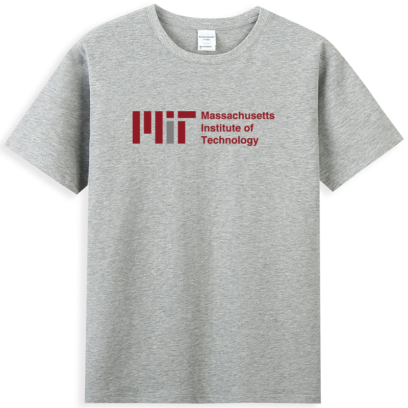 Hot-Selling Mit (Massachusetts Institute of Technology) Uniforms, Academic Mit Men's and Women's Short-Sleeved American University T-Shirts, International Student Class Uniforms