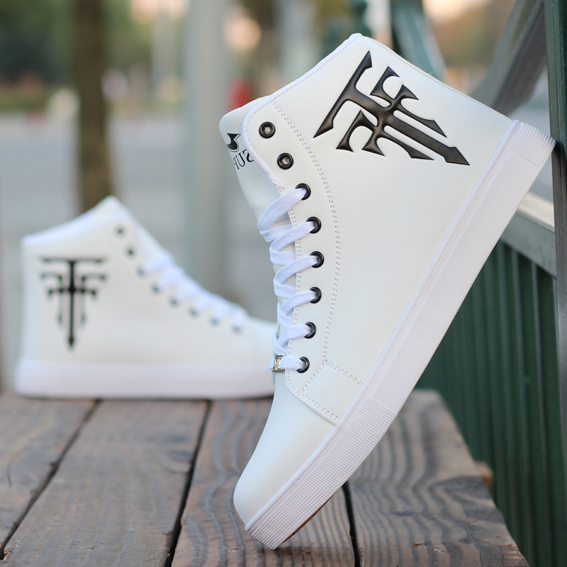 white hip hop sneakers