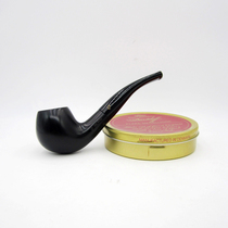  Personalized ebony pipe handmade solid wood tobacco wire bucket Old-fashioned dry smoke filter bucket smoking set send eight pieces