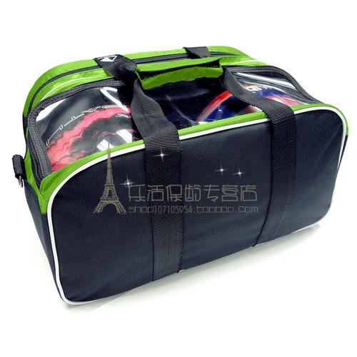 PYRAMID thân thiện với môi trường bowling đôi bóng túi ba lô mà không cần tie rod 2 túi bóng đôi bóng túi màu xanh lá cây đen bộ đồ chơi bowling