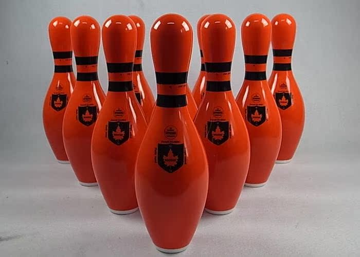 Maple Leaf Bowling Chai Bowling Bowling chuyên nghiệp Chai Bowling Bowling chuyên nghiệp Orange Ball Chai - Quả bóng bowling đồ chơi bowling trẻ em