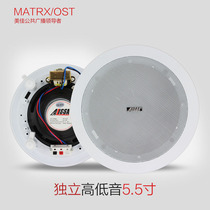 MATRX 2509 ceiling speaker speaker speaker audio coaxial speaker with high bass