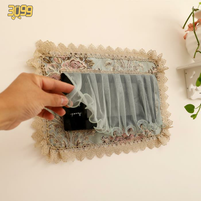 Household meter box shell cover decorative shade cloth lace decorative curtain chief control switch box decorative cover gate knife painting