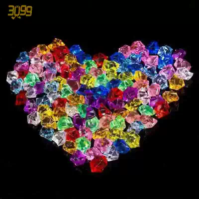 Granular Craft Fake Crystal Stars Ornaments Ball Pink Jewelry Gardening Decoration Blue Fake Crystal