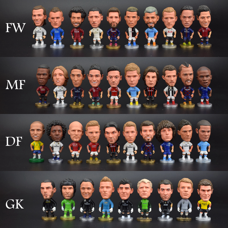 Ronaldo Messi Real Madrid Barcelona Manchester United Liverpool Football Doll Star Ornament Model Hand Office Aberdeen Toys