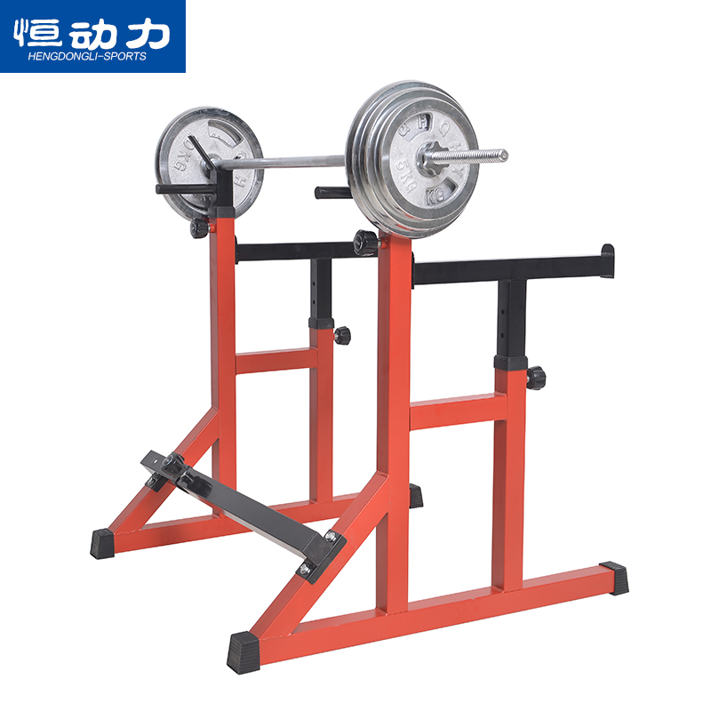 Commercial Multifunctional Weight Bench Press Bench Red Squat Rack