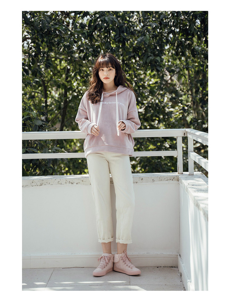 Giày cao cổ nam cộng với nhung tuyết bốt ngắn đế phẳng lưới đỏ bốt trẻ em 2018 mới boot