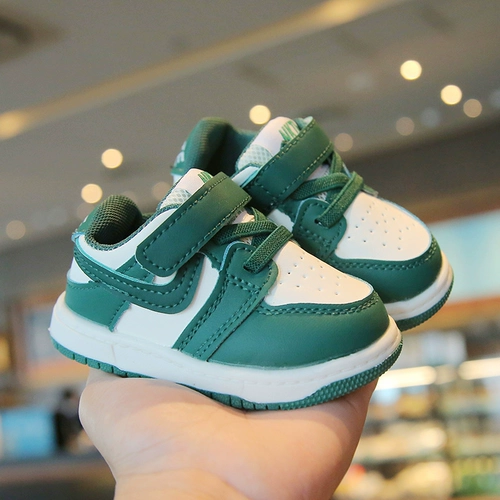 Демисезонная детская обувь для раннего возраста, нескользящие туфли подходит для мужчин и женщин для девочек, 2023, мягкая подошва, 0-1-2-3 лет