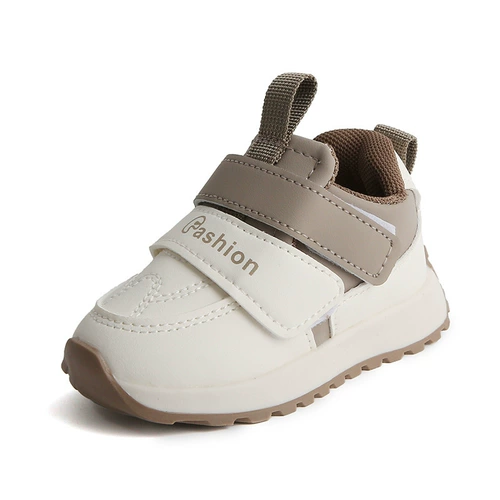 Детская нескользящая дышащая спортивная обувь для раннего возраста, туфли на липучке в английском стиле, мягкая подошва, в британском стиле