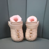 Флисовая детская зимняя обувь для раннего возраста для принцессы для девочек, 2022, мягкая подошва