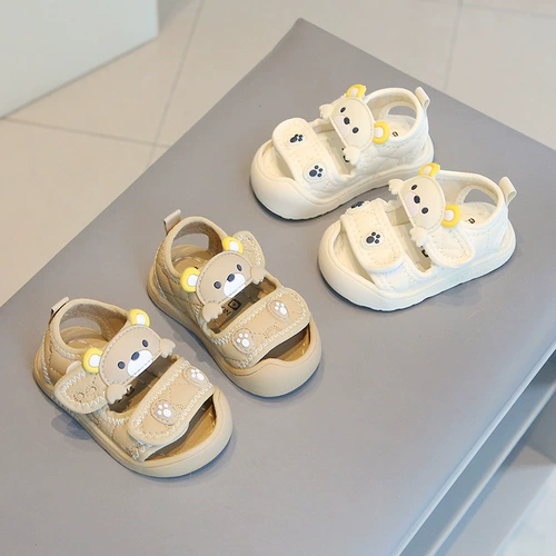 Детские летние сандалии для раннего возраста, детская пляжная обувь подходит для мужчин и женщин, 0-1-2-3 лет, мягкая подошва