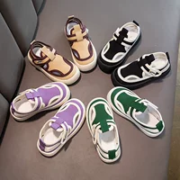 Детские тканевые туфли для мальчиков, обувь для девочек, сандалии для раннего возраста, 2023, мягкая подошва