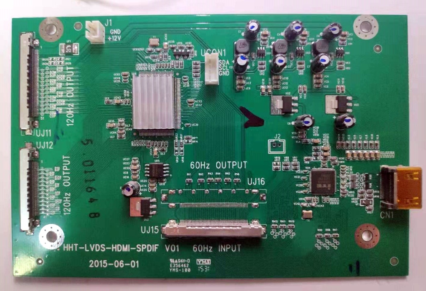 Honghe interactive tablet motherboard adapter board HHT-LVDS-HDMI-SPDIF HHT-IT6263-6M30
