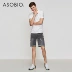 Asobio quần áo nam đơn giản áo polo nam tay ngắn nam ve áo cotton thoải mái mùa hè mới - Polo áo thun nam đẹp Polo