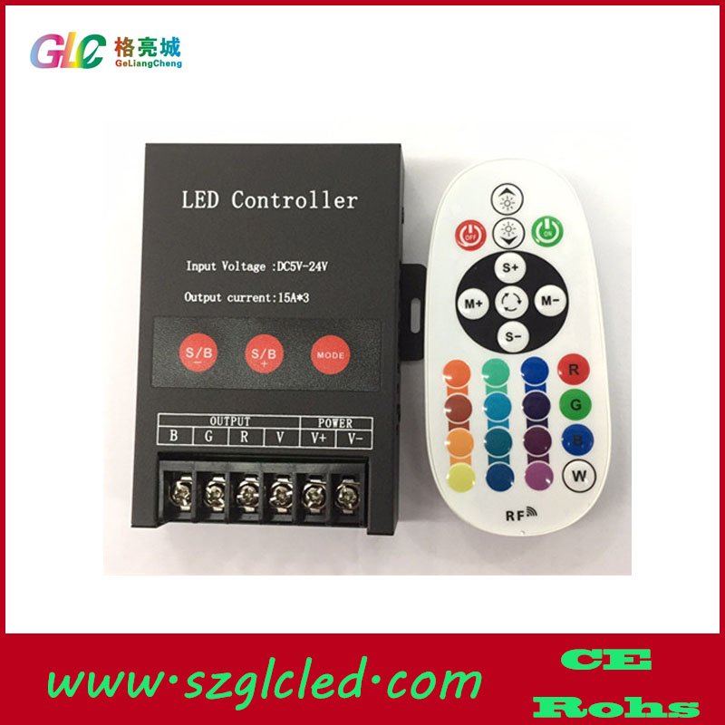 LED540W colorful controller 25 key RF wireless RGB lamp with strip module lamp string 30A Upgrade 45A controller