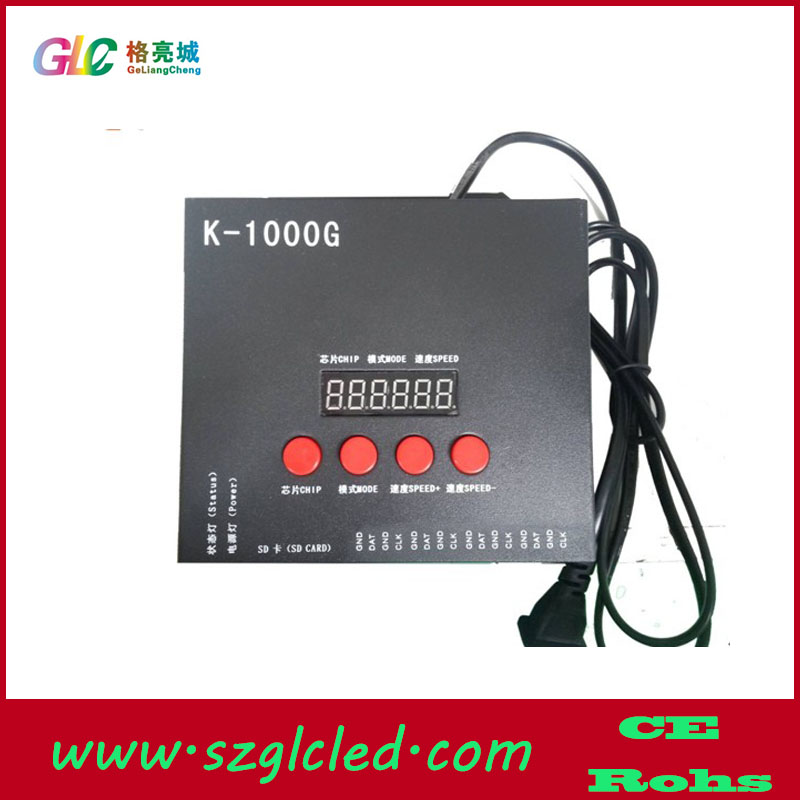 K - 1000G UCS1903 controller Four - Port Full SD card controller glow tube display controller