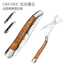 French LAGUIOLE cigar cutter folding scissors portable heather snow plus pliers
