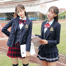 Школьная форма 学院风长袖校服套装中学生班服学生制服日系水手服高中jk制服裙子