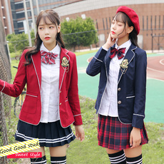 Школьная форма 学院风长袖校服套装中学生班服学生制服日系水手服高中jk制服裙子
