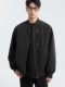 Black Ming Zipper Design Baseball Collar Jacket Men's 25 Spring and Autumn Korean Style Fashion Casual Versatile Loose Jacket