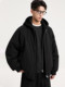 Hooded Jacket Down Jacket Men's 2025 Winter New Casual Loose Warm Fake Two-piece Spliced ​​Jacket