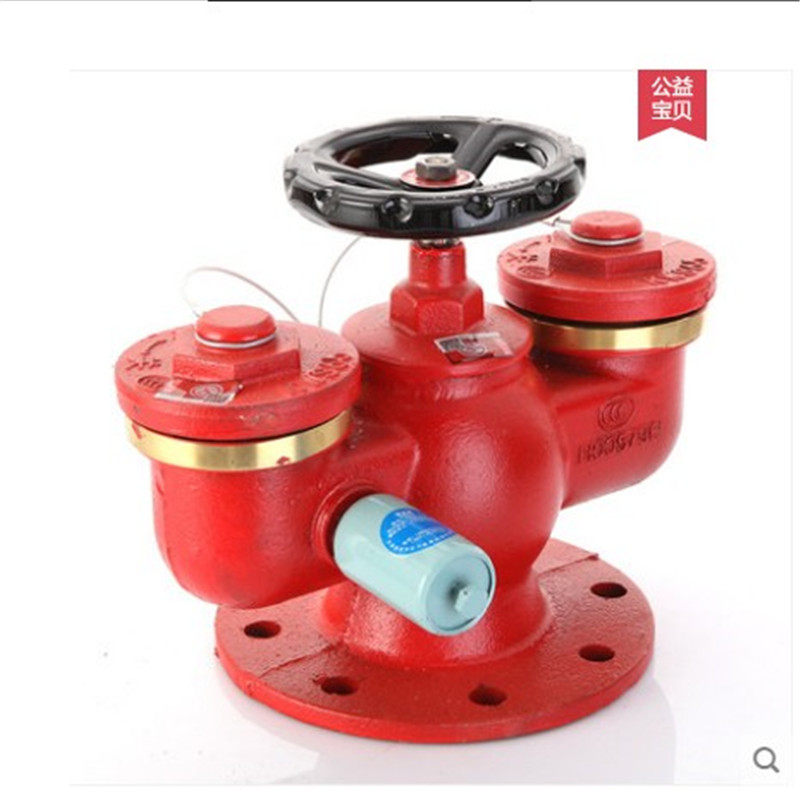 Connector hardware valve fire water pump connector multi - function 1 drag 2 dual joint fire equipment 65