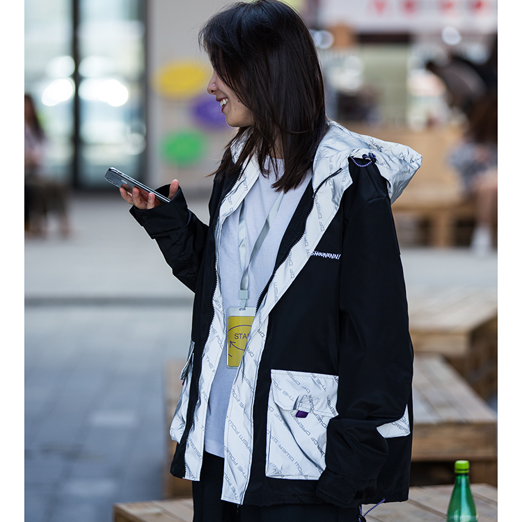 Shounenn Studio 3M Reflective Photography Feature Windproof Jacket Multi-Pocket Negatives Photographers Submachine Clothes