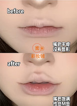 10 secondes de technique de peinture des lèvres les lèvres fines deviennent des lèvres plus épaisses le crayon à lèvres M lip smile le stylo ombre laugmentation des lèvres 3D en forme de maille.