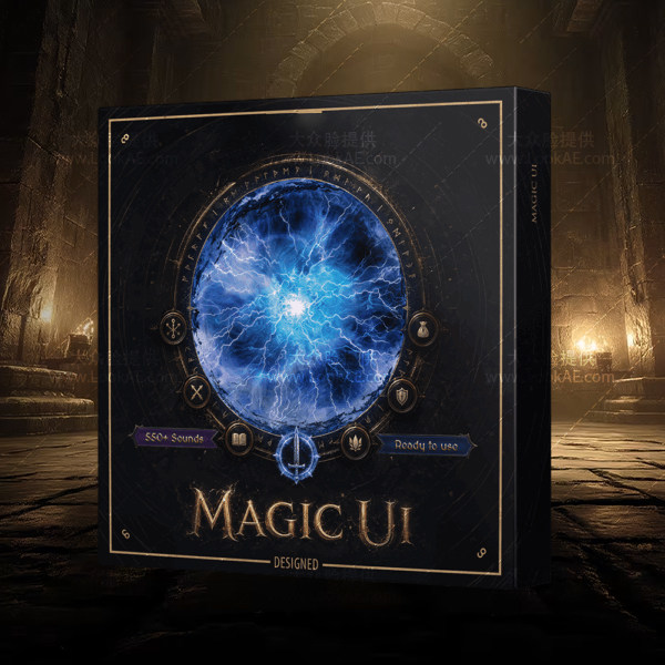音效-奇幻魔法游戏UI菜单界面点击操作交互无损音效