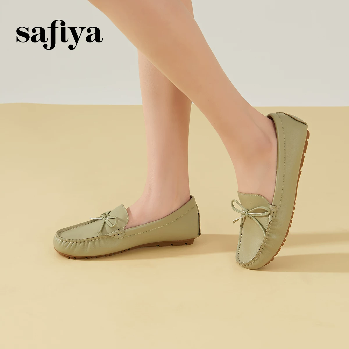Комфортные слепоны Safiya Sofiya с мягкой подошвой, универсальная нескользящая обувь на каблуке для женщин и матерей