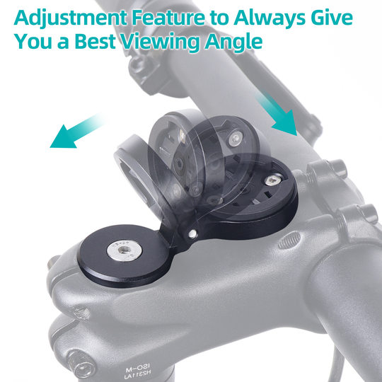 Adjustable Bicycle Stem Mount for Computer and Phone Navigation, Stem Cap Extension Mount for Computer Holder