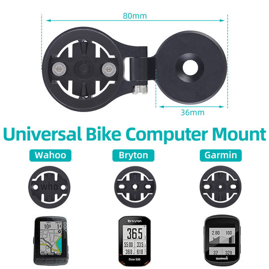 Adjustable Bicycle Stem Mount for Computer and Phone Navigation, Stem Cap Extension Mount for Computer Holder