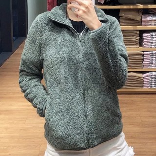 Versatile short coat coral fleece warm plush