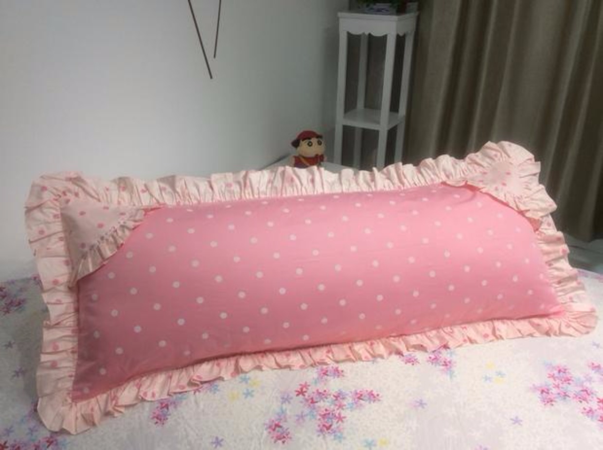Chiều dài 1,8 m 1,2 m gối gối dây kéo Hàn Quốc phong cách công chúa vườn bông đúp bông 1,5m - Gối trường hợp gối văn phòng