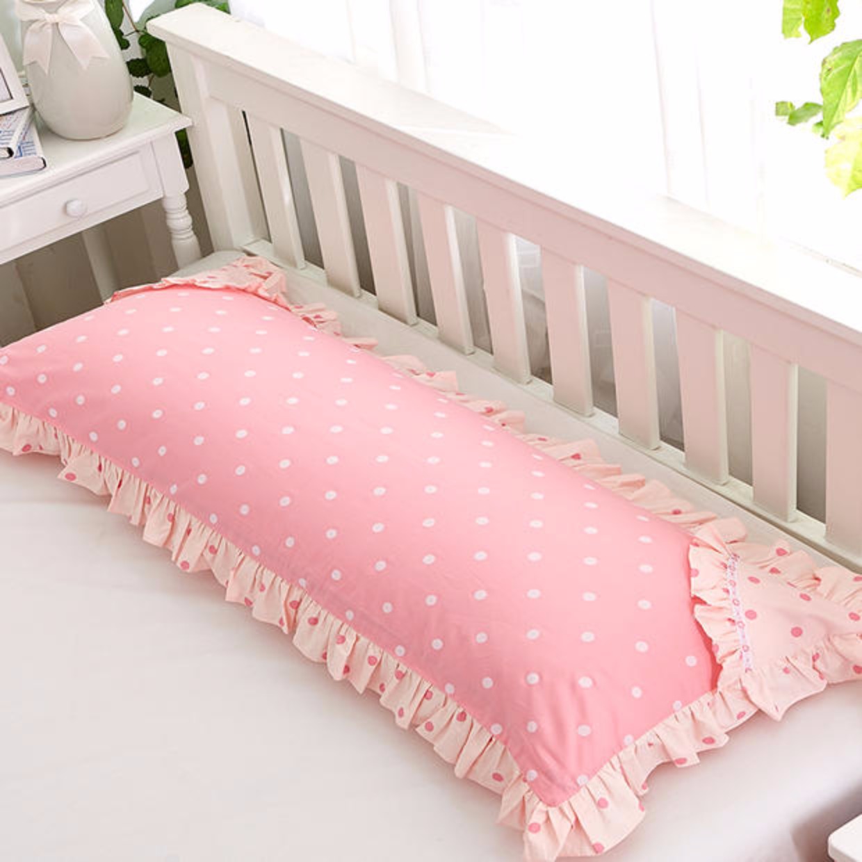 Chiều dài 1,8 m 1,2 m gối gối dây kéo Hàn Quốc phong cách công chúa vườn bông đúp bông 1,5m - Gối trường hợp gối văn phòng