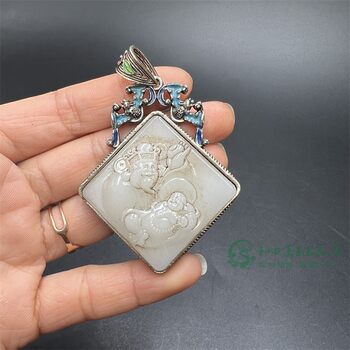 Antiques and miscellaneous antique patinated cloisonné carvings