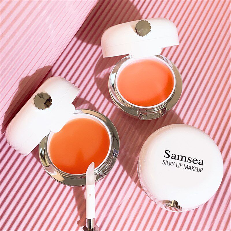 Samsea圣希唇膜保湿滋润补水去死皮去黑淡化唇纹唇色气垫透明唇蜜