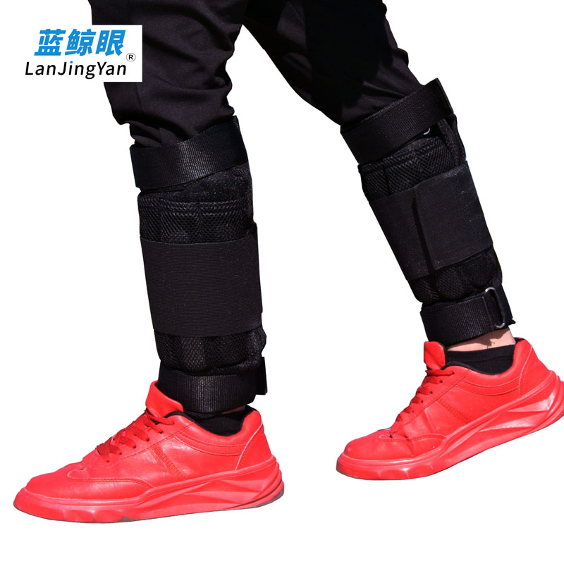 Weight-bearing leggings Hand-tied sand leggings Easy invisible postoperative rehabilitation training Steel plate lead block running Adjustable weight-bearing equipment