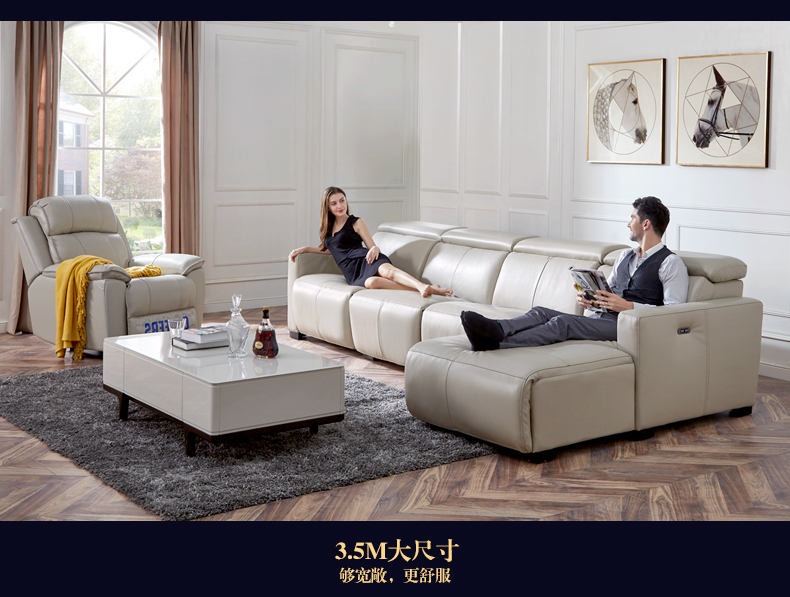 Cheers Đầu tiên sofa hiện đại nhỏ gọn sofa tựa đầu điện da có căn hộ phòng khách rộng 5837 - Ghế sô pha bộ ghế sofa mini giá rẻ