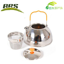 Bros BRS outdoor portable 0 6L 1 1L teapot coffee pot SUS304 food grade stainless steel