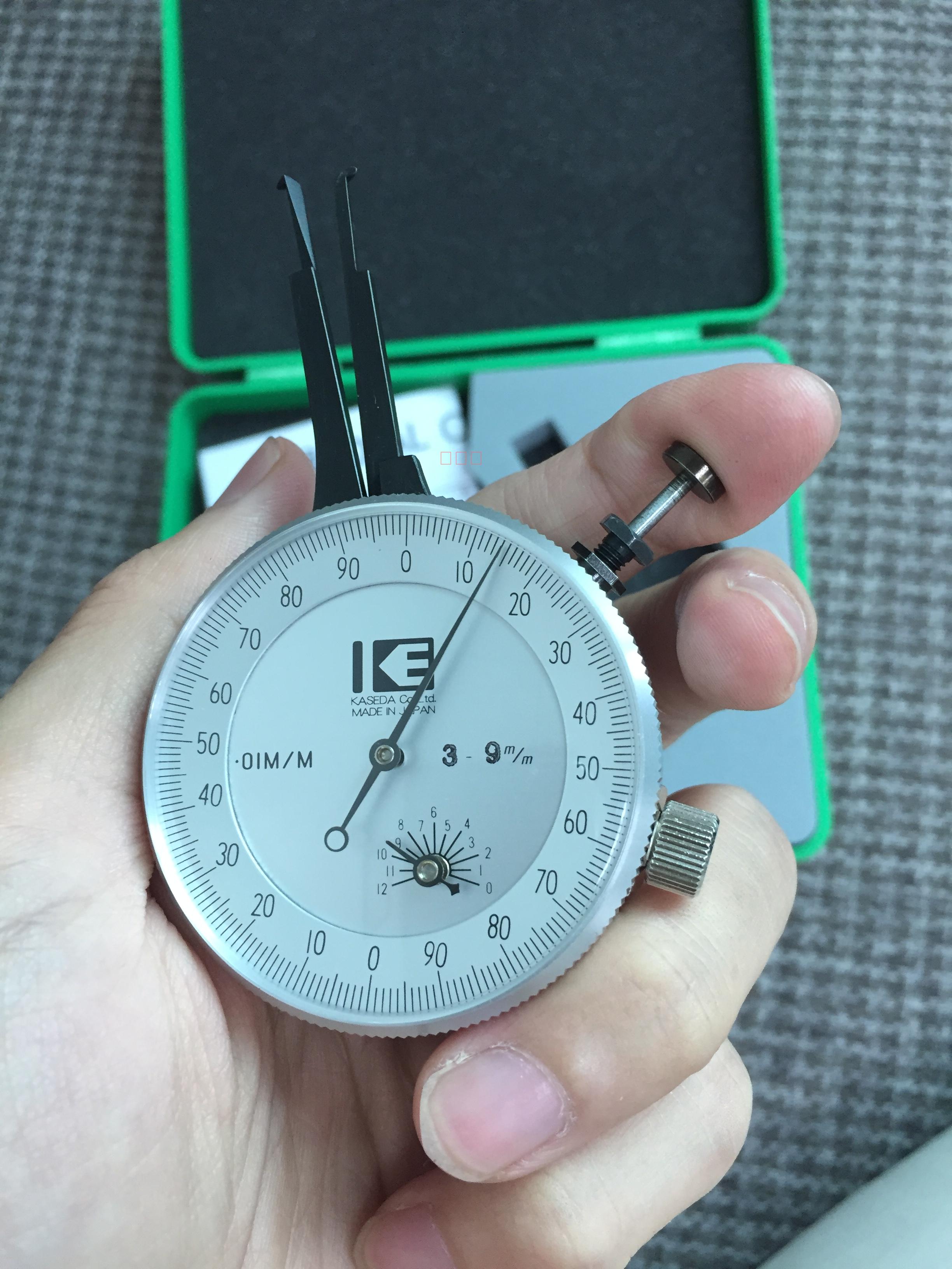 Japan KASEDA inner card gauge small card table A-0 3-9mm inner hole measuring inner caliper finger needle