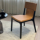 Современный минималистичный легкий роскошный обеденный стул с седлом из кожи ясеня и массива дерева, дизайнерская модель мягкого обеденного стола и стула для гостиной mini 0