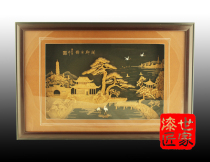 Fuzhou Sanbao Special Gifts Chinese Garden Three-dimensional Cork Painting Carving Ornaments Moving abroad Business Celebration