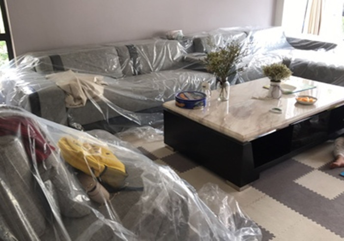 Đồ nội thất bụi vải sofa bàn cà phê TV tủ bảng khăn trải bàn trong suốt màng nhựa bọc nệm trang trí bụi bảo vệ phim áo trùm vệ sinh máy lạnh