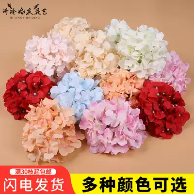 Wedding Road introduction simulation flower hydrangea head fake flower pole wedding scene layout floral supplies flower wall decoration