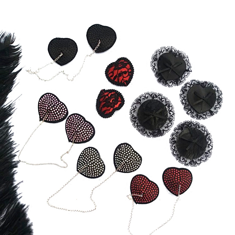 Sunny Ann's many multi-color fashion exquisite nipple stickers emotional little mood sexy many times using lingerie accessories breast stickers