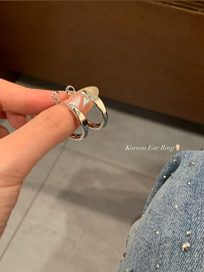 Koreanischer Stil, Ins-Cold-Style-Ohrringe, Creolen, Persönlichkeit, heiße Mädchen-Ohrringe, Nische, einzigartige High-End-Ohrringe, Ohrringe für Frauen