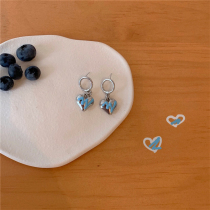 Unique design sense Love earrings earrings female 2021 New Tide fashion simple high-grade atmospheric earrings earrings