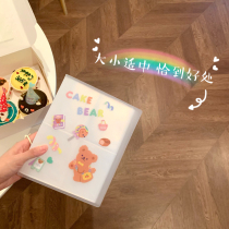 Storage artifact PVC transparent dustproof anti-oxidation ring earrings jewelry box necklace jewelry sealed bag