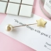 Hàn Quốc trâm cài phụ kiện nữ áo khoác pin lớn cardigan đơn giản ngọc trai áo len dễ thương khăn choàng khăn choàng pin Trâm cài